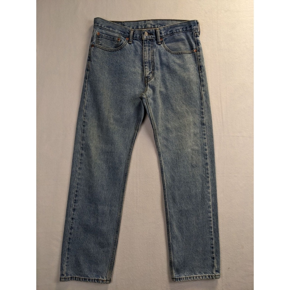 Levis Mens Jeans Size 34 x 32 Light Wash Denim Classic Fit
